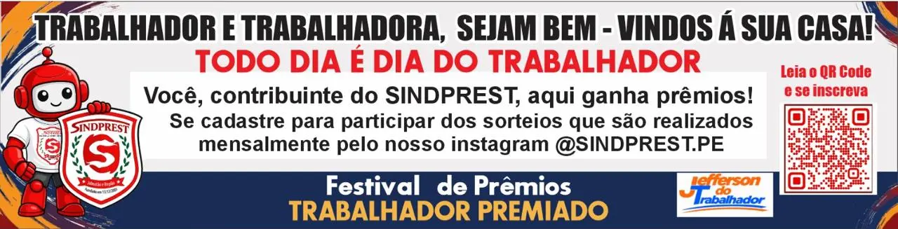 Seja bem-vindo à sua casa: Saiba como participar dos sorteios mensais do SINDPREST