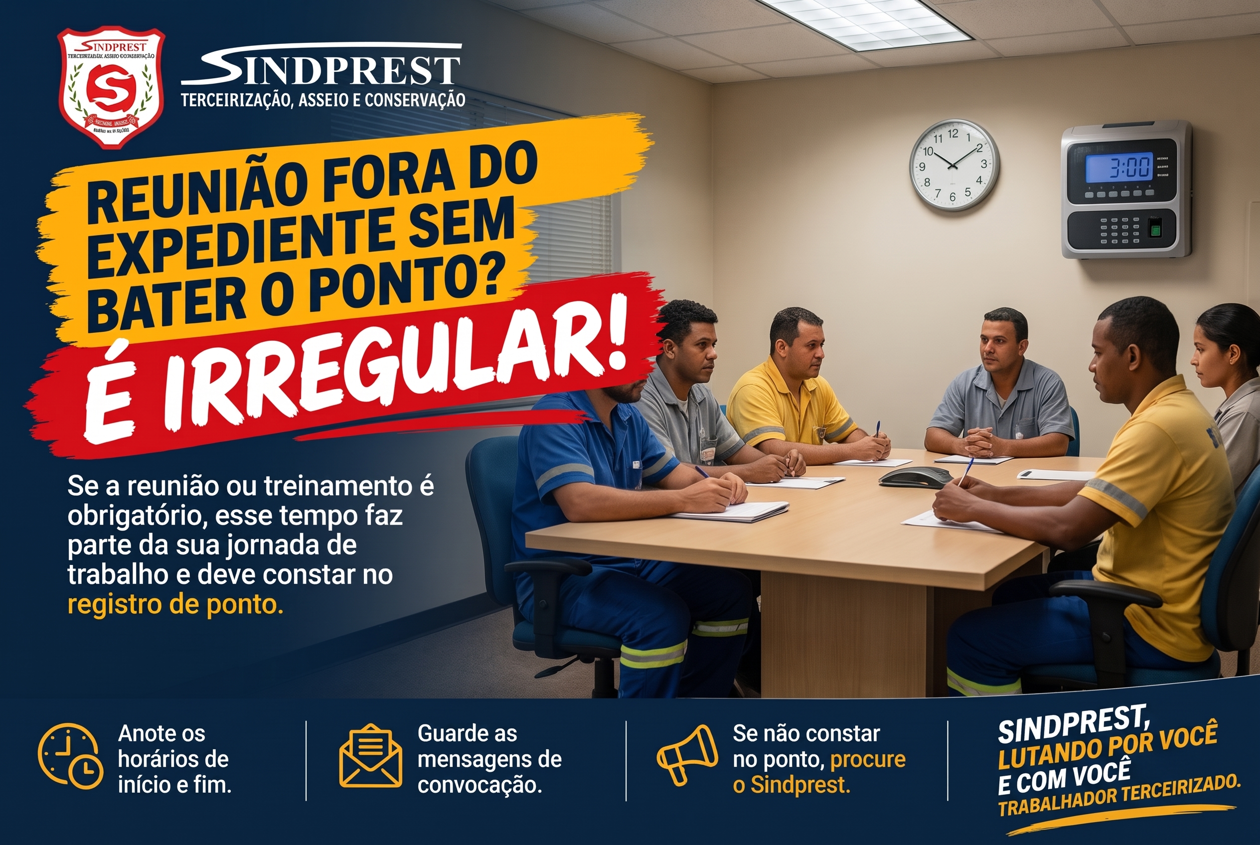 Participa de reuniões fora do expediente? Leio isso